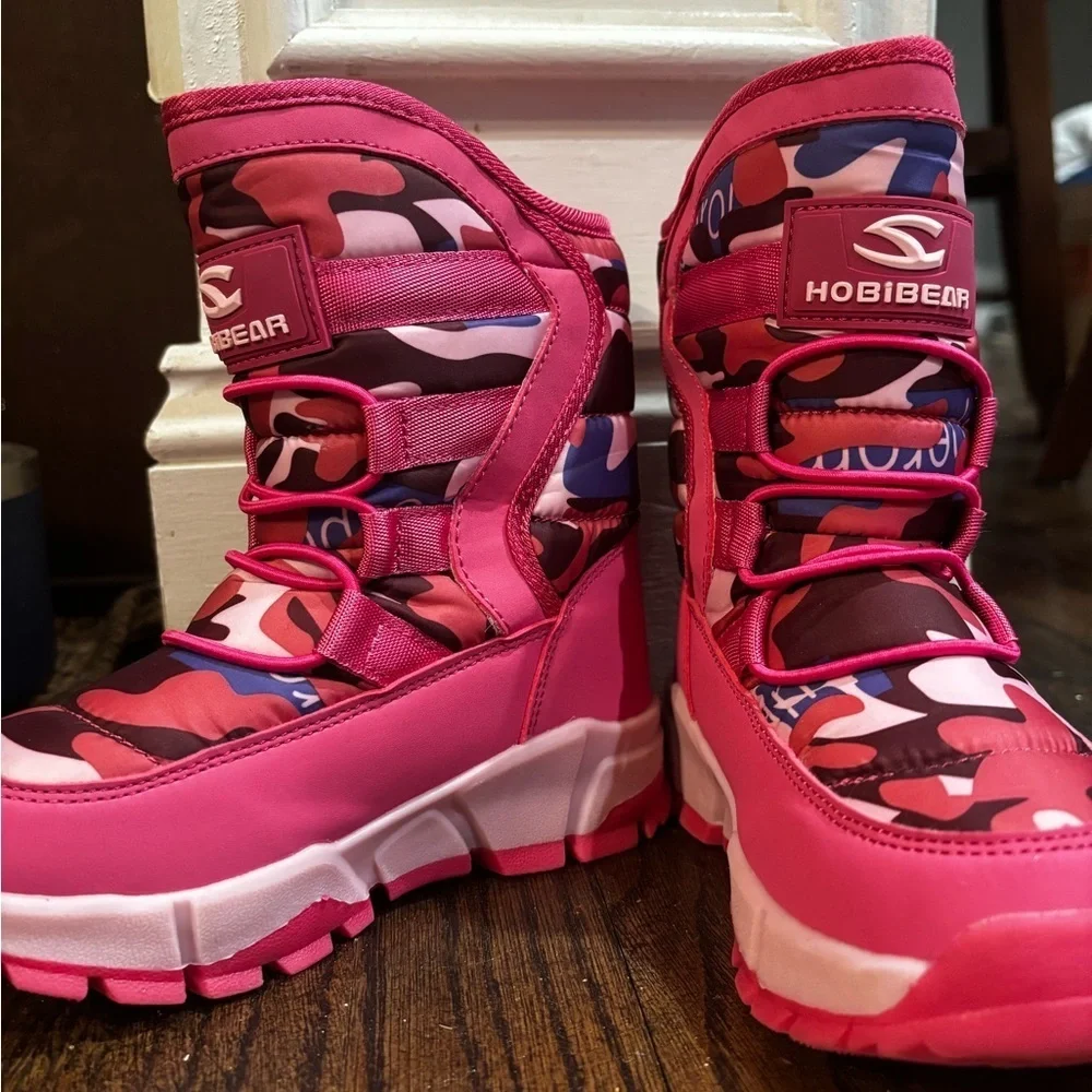 Pink Camo GUBARUN Hobibear Snow Boots size 2